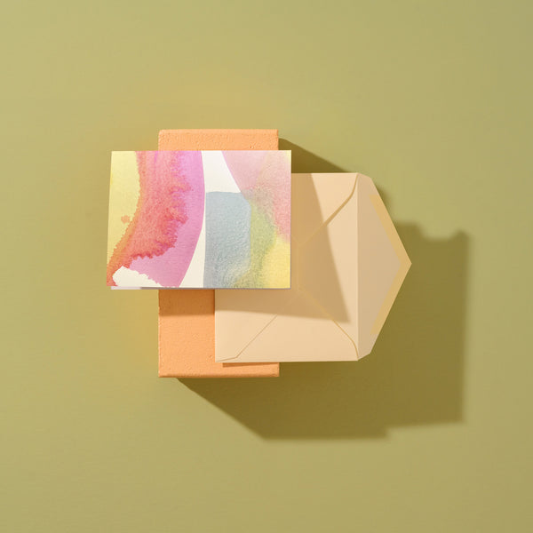 Moglea Chroma Stationery Set featuring colorful notebooks, pens, and accessories arranged on a white background.
