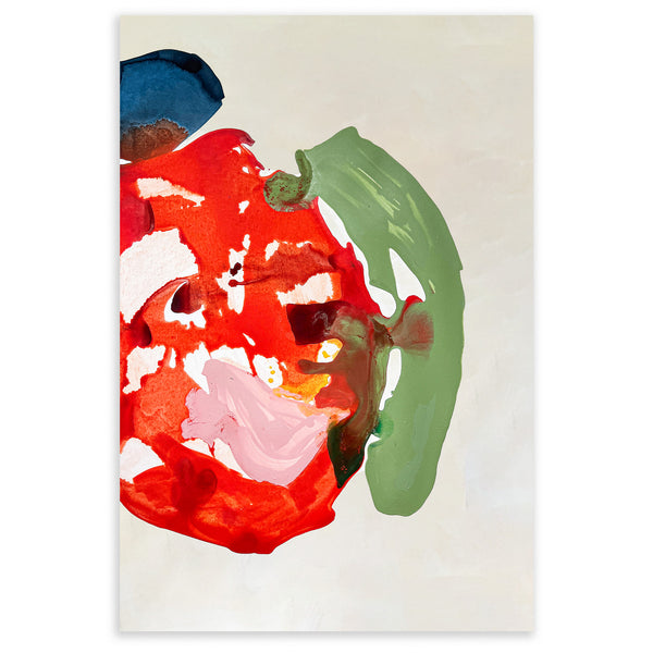 Moglea Ember art print featuring warm, abstract flame-inspired design on high-quality paper.