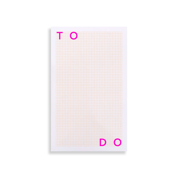 Moglea Grid Pad To Do Second with lined pages and grid layout for organizing tasks and notes, featuring a sleek design.