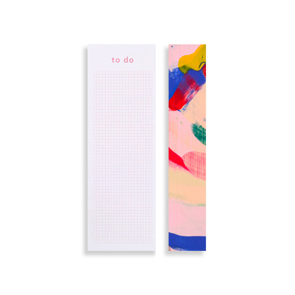 Moglea Slim Pad To Do notepad with swirl design, featuring a compact, portable writing journal for organizing tasks and notes.