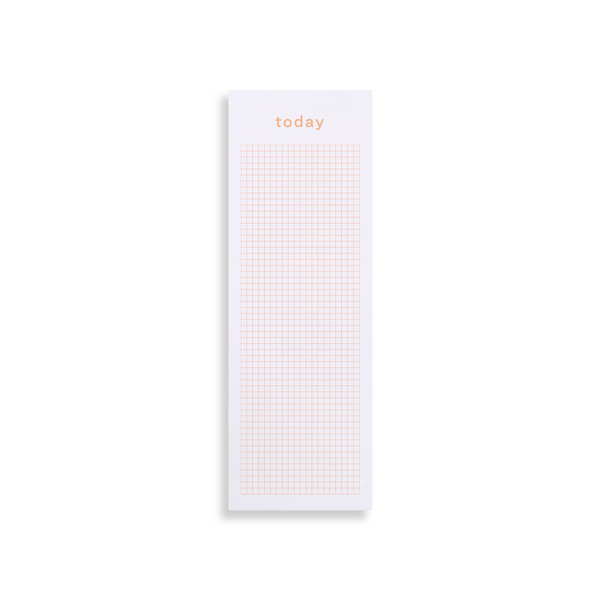 Moglea Slim Pad notepad titled Today - Second with white pages and minimalist design, ideal for daily notes and journaling.